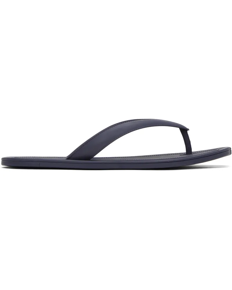 Maison Margiela Navy Tabi Flip Flops T6313