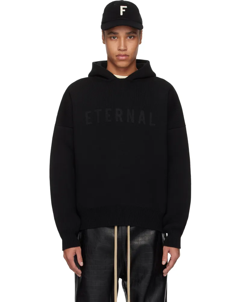 Fear of God Black 'Eternal' Merino Knit Hoodie Black