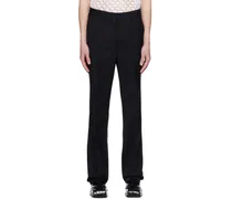 Navy Pinched Trousers