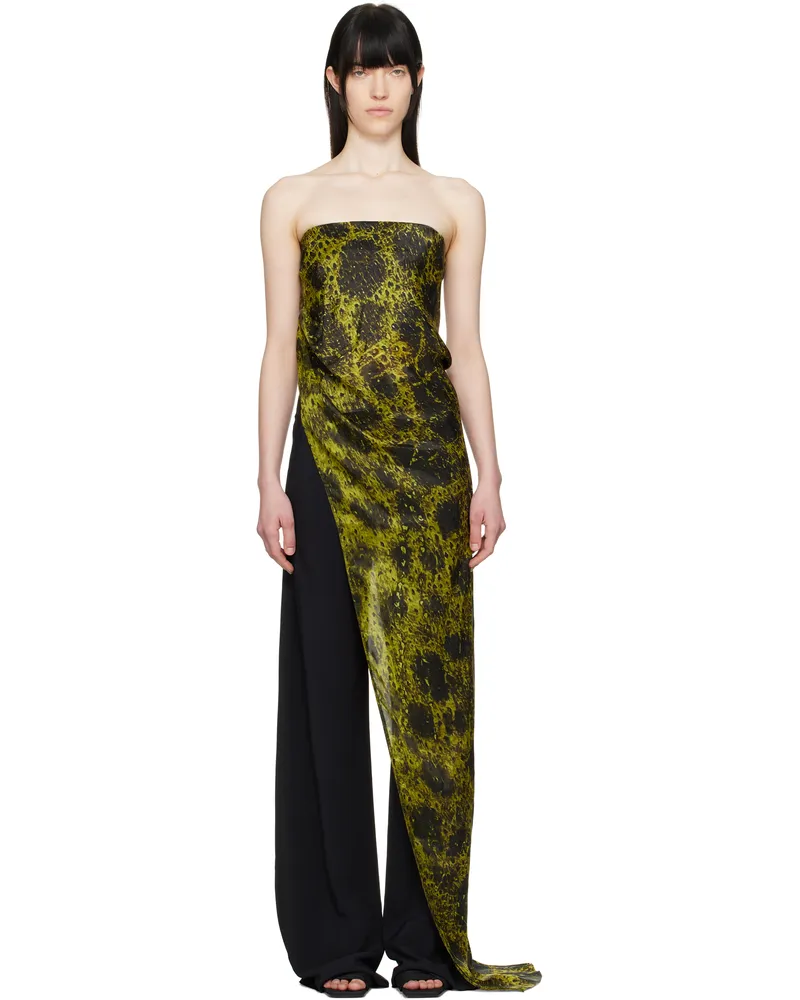 Rick Owens Yellow Hollywood Lido Long Top 3209