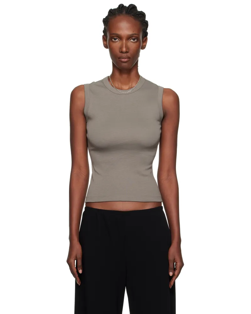 Flore Flore Taupe Esmé Tank Top Mushroom