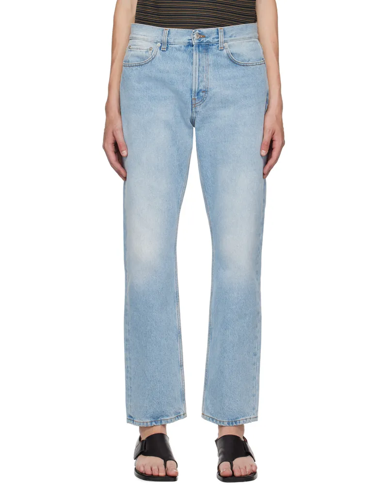 Séfr Blue Straight Cut Jeans Subtle