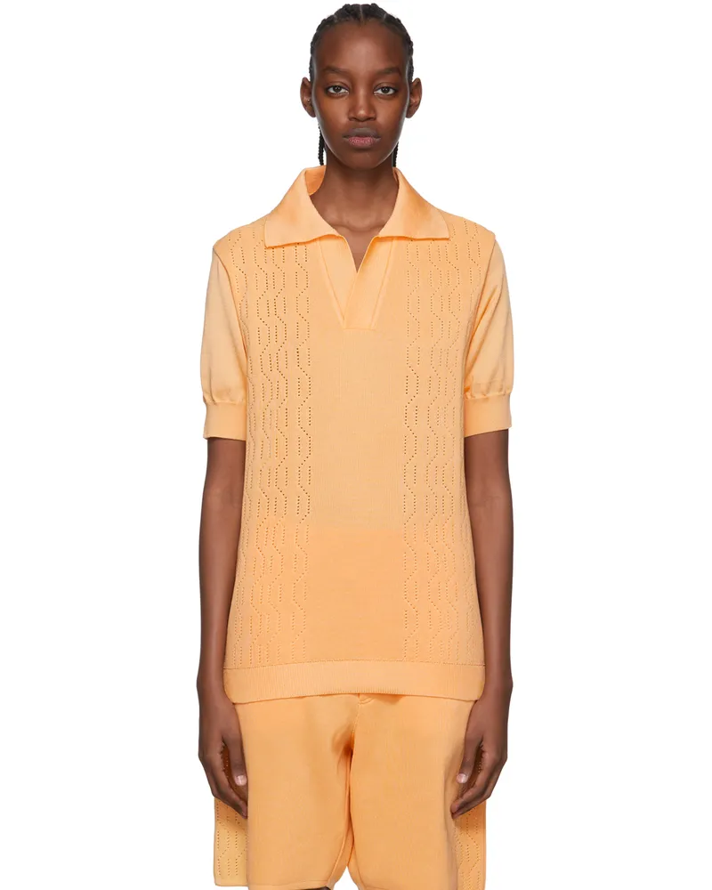 Bianca Saunders Orange Farah Edition Gibbs Polo 827