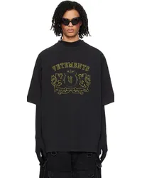 VETEMENTS Black Royal T-Shirt Black