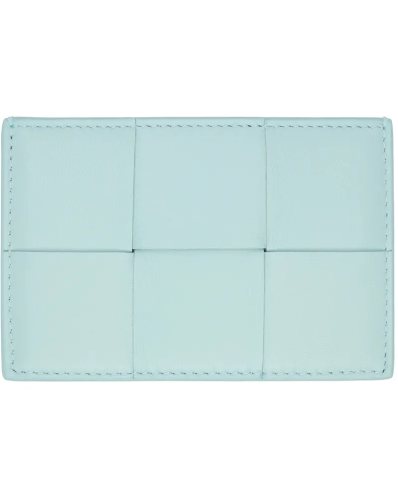 Bottega Veneta Blue Cassette Card Holder 3902