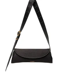 Jil Sander Black Cannolo Small Bag Black