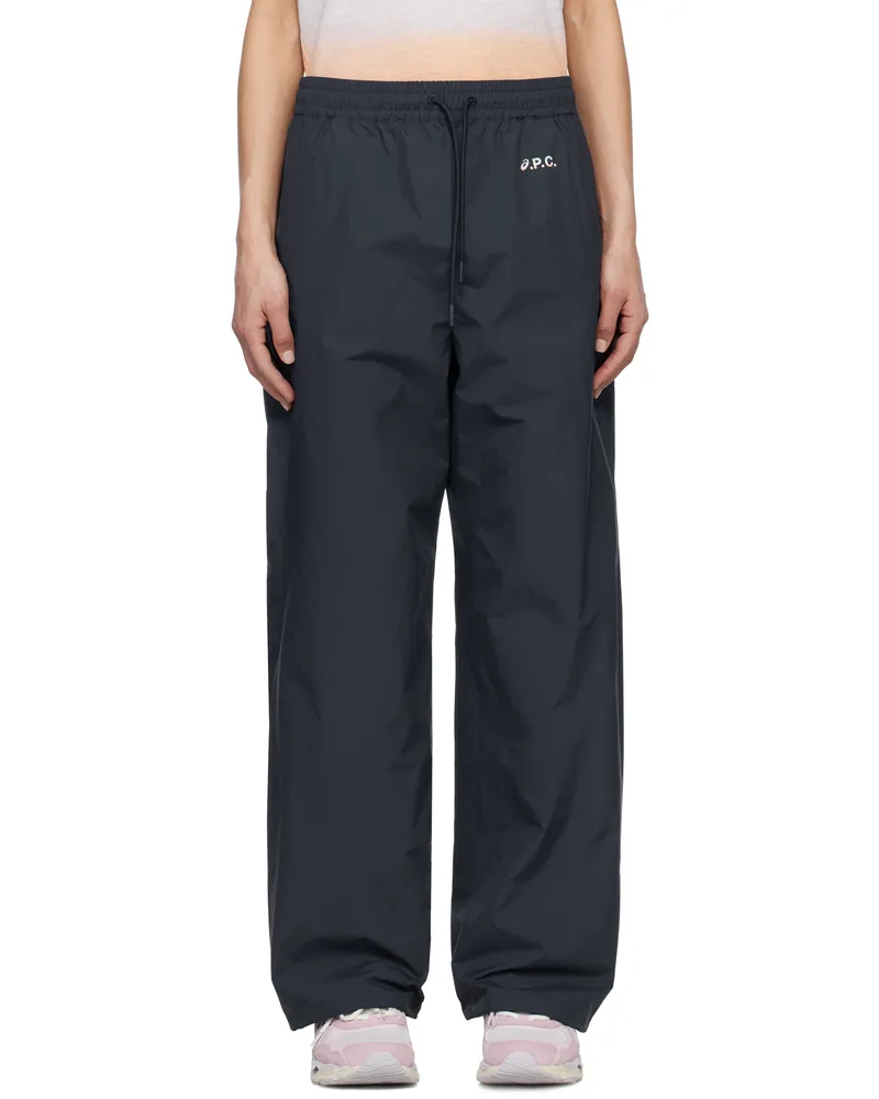 A.P.C. Navy ASICS Edition Haze Sweatpants Iak