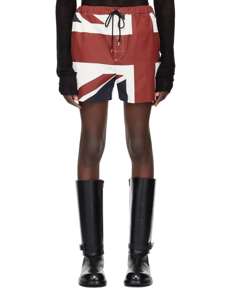 TheSoloIst Red Trunks Shorts Tricolor