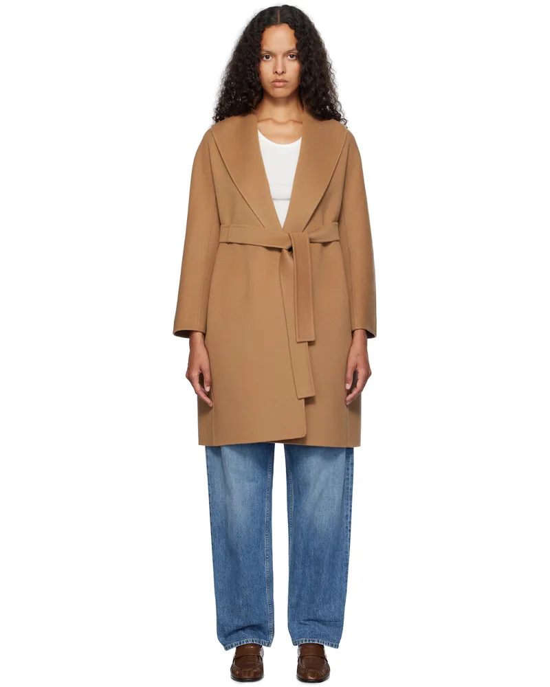 Max Mara Brown Messi Coat 045