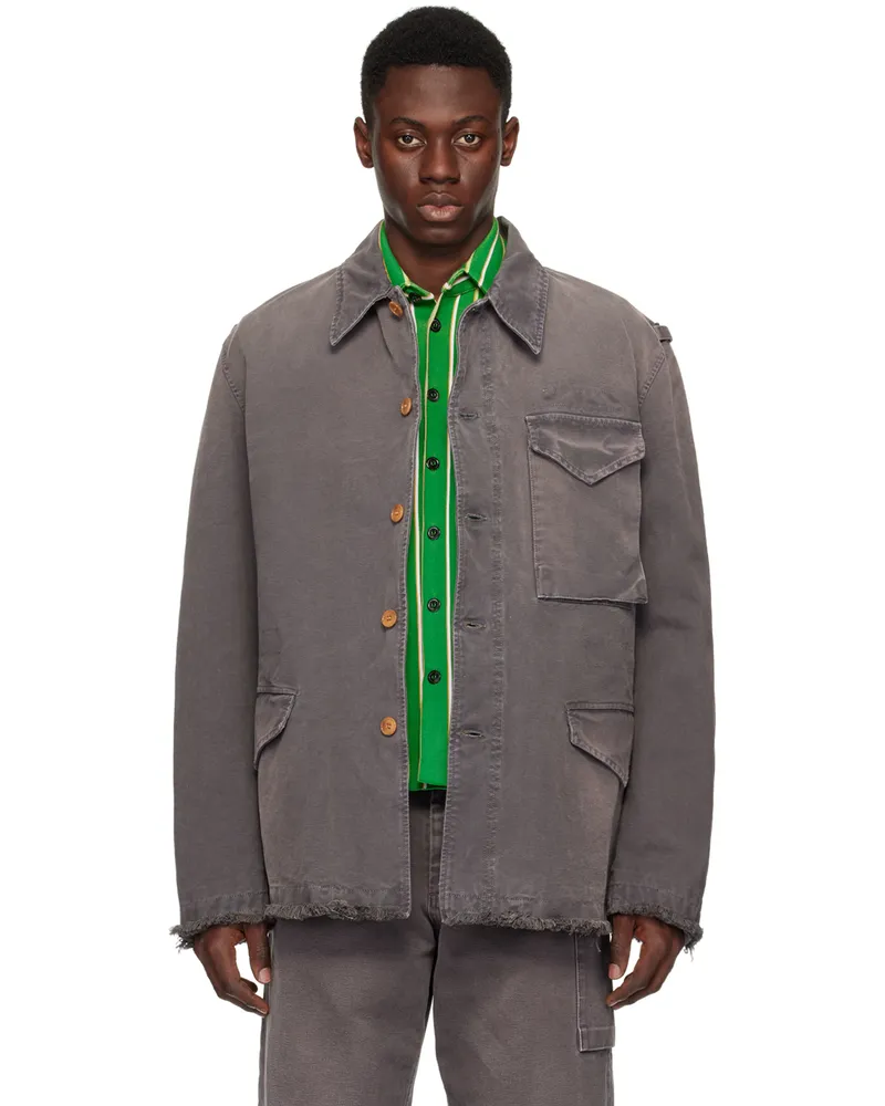 Marni Gray Overdyed Jacket Ocn34