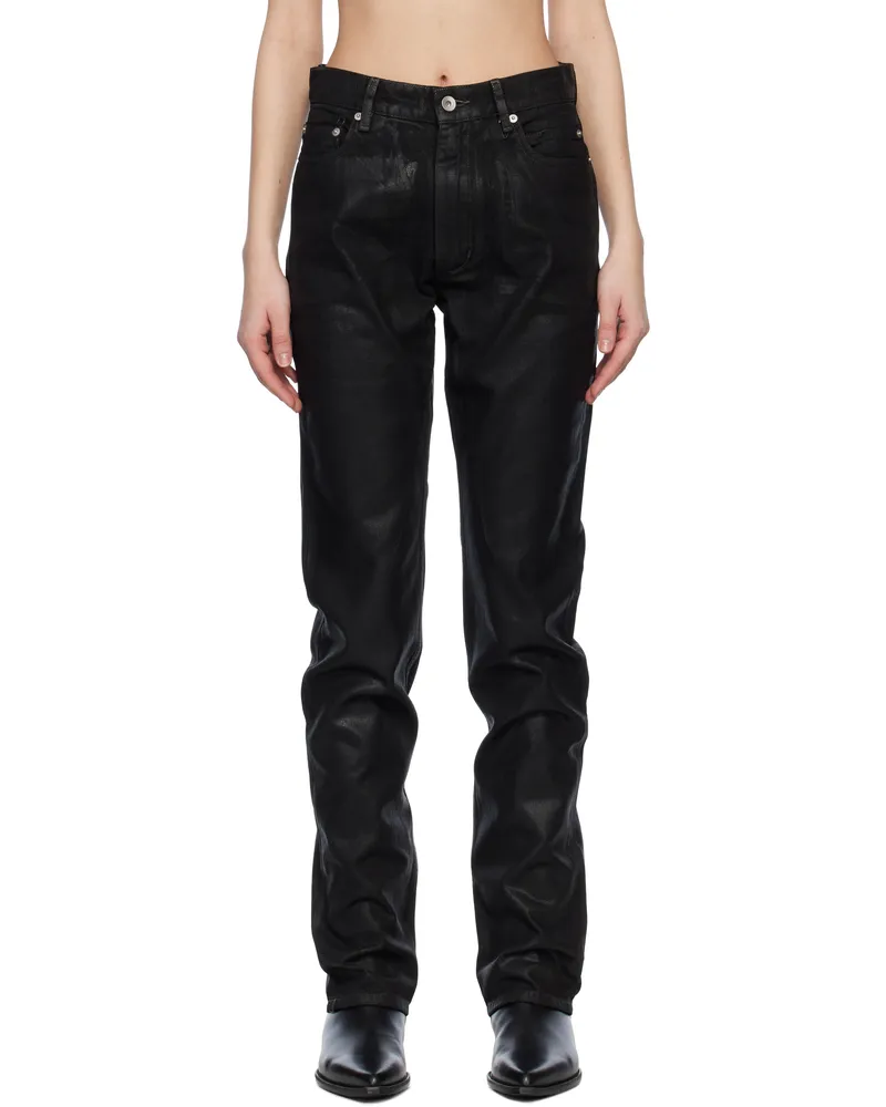 DRKSHDW by Rick Owens Black Hollywood Granbury Jeans 09