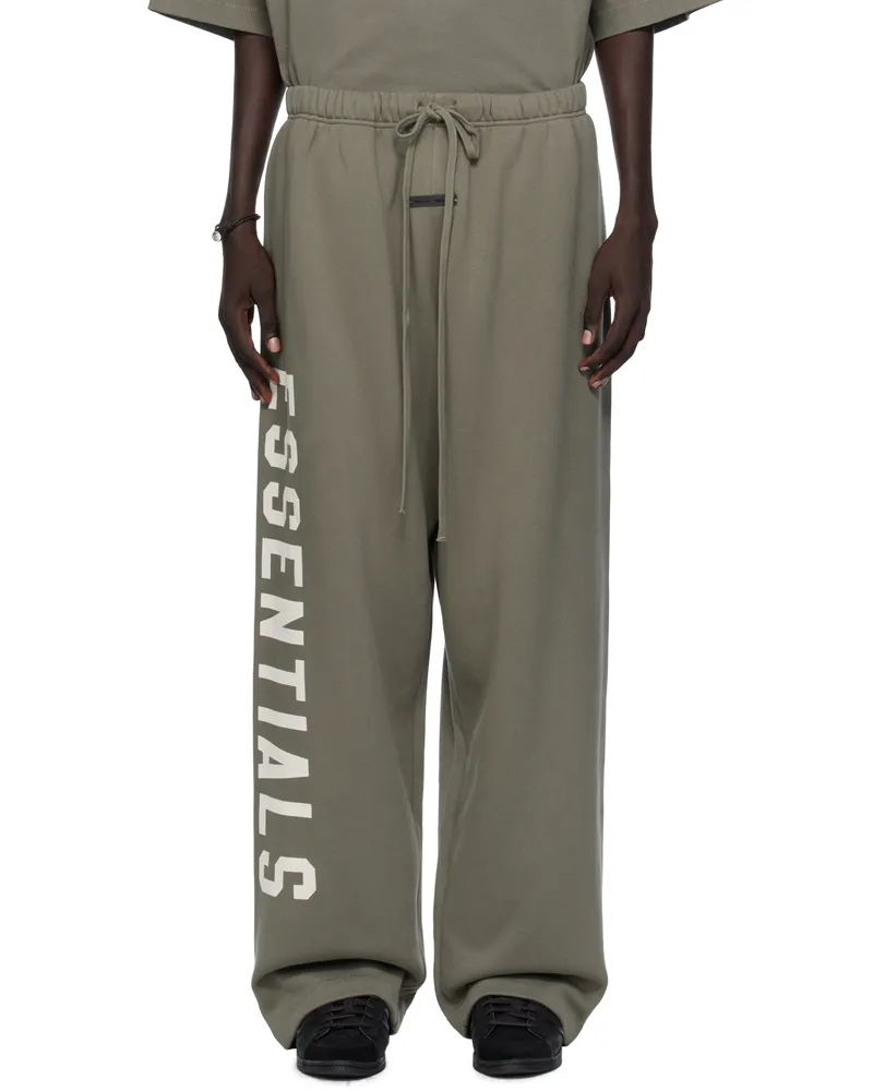 Fear of God Gray Lounge Fleece Sweatpants Moss