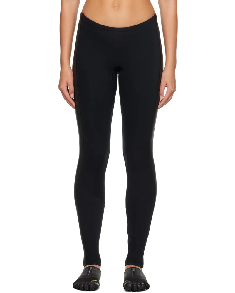 Dion Lee Haydenshapes by Dion Lee SSENSE Exclusive Black & Gray Leggings Black