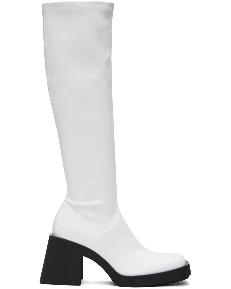 Justine Clenquet White Chloë Boots White