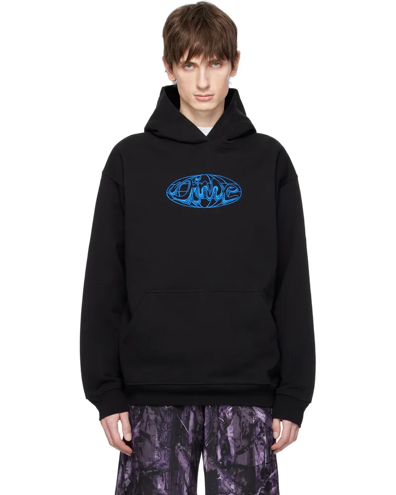 Dime Black Globe Hoodie Black