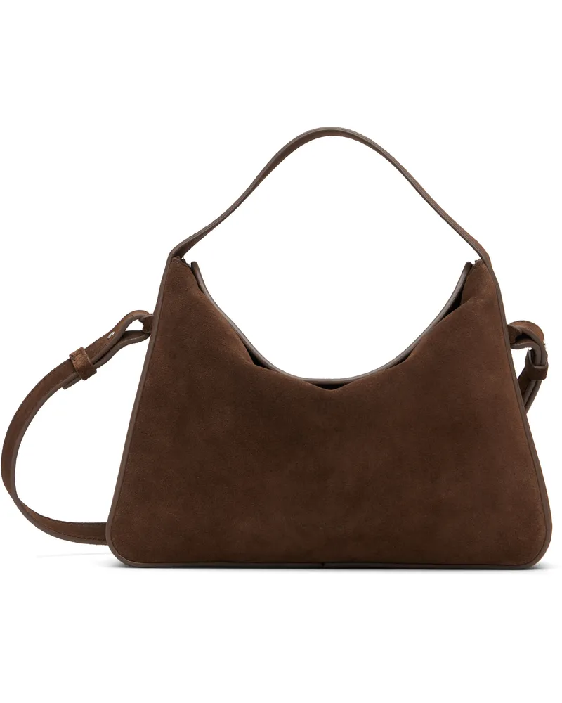 Aesther Ekme Brown Soft Baguette Crossbody Bag 238
