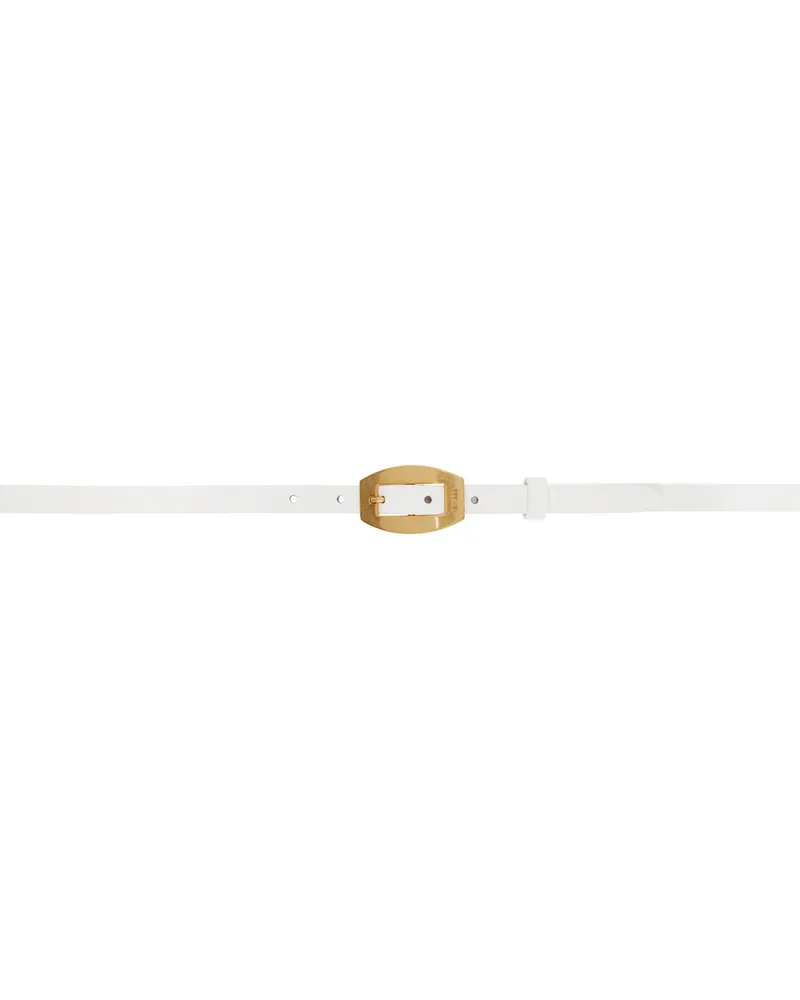by FAR White Block Belt Wh
