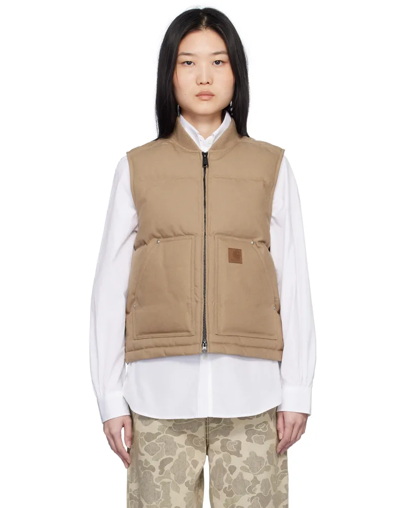 Carhartt WIP Tan Rayley Vest Peanut