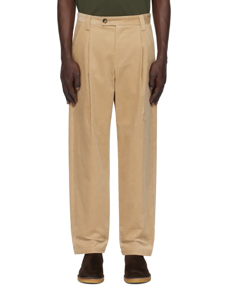 A.P.C. Beige Renato Trousers Baa