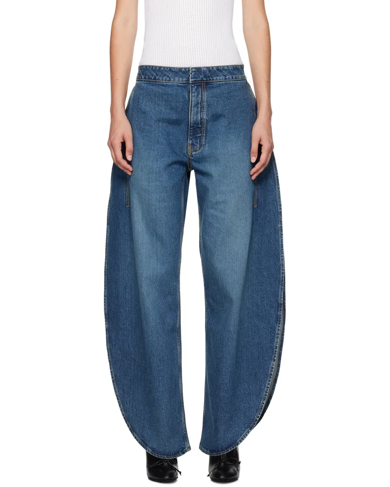 Alaïa Blue Round Jeans 525