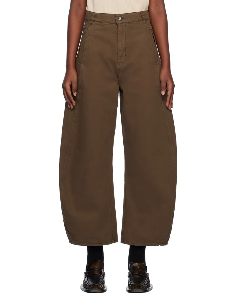 Henrik Vibskov Brown Shade Jeans Dark