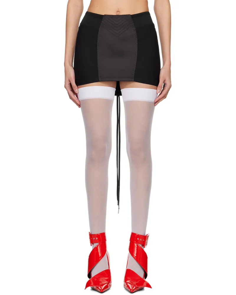 Jean Paul Gaultier Black 'The Satin' Miniskirt 00
