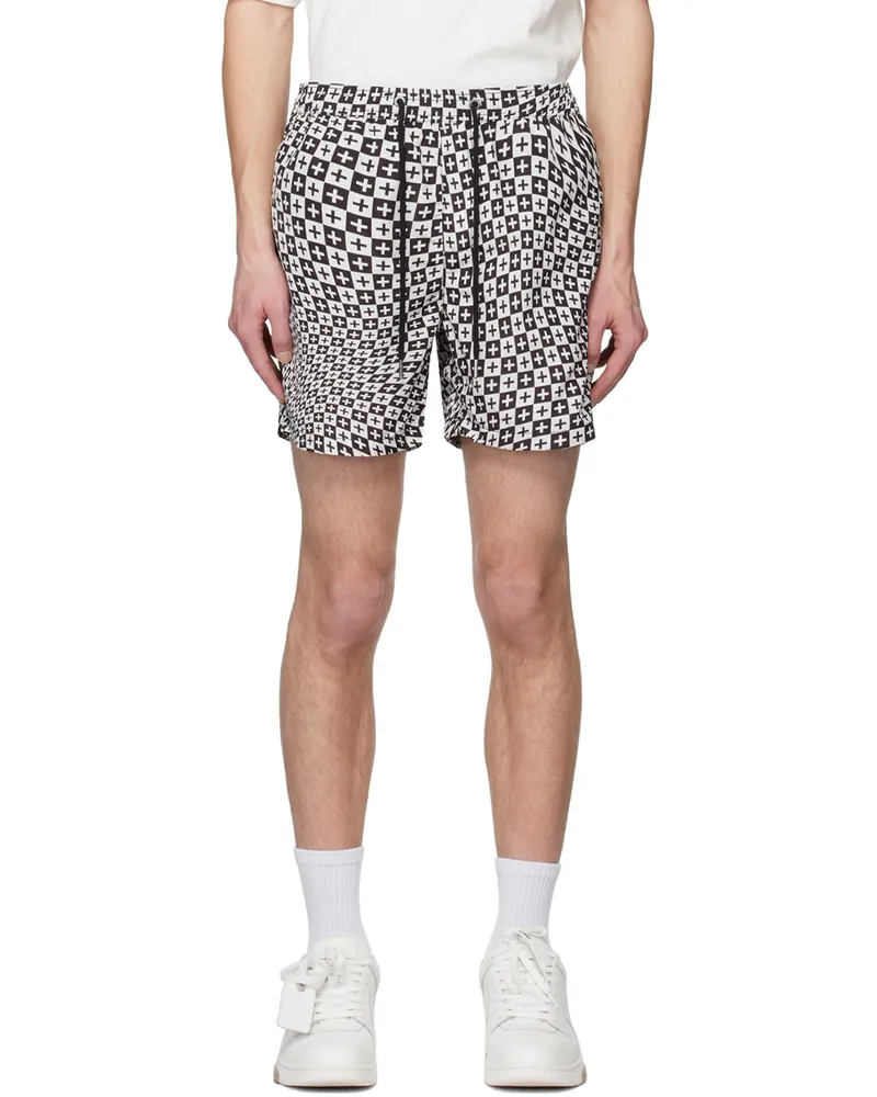 ksubi Black & White Check Out Shorts Assorted