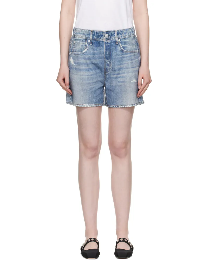Rag & Bone Blue Miramar Terry Walking Shorts Brooke