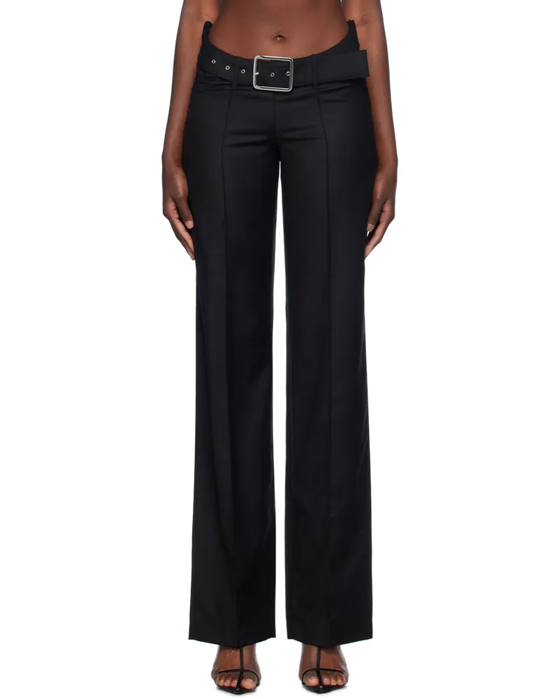 Aya Muse Black Sole Trousers Black