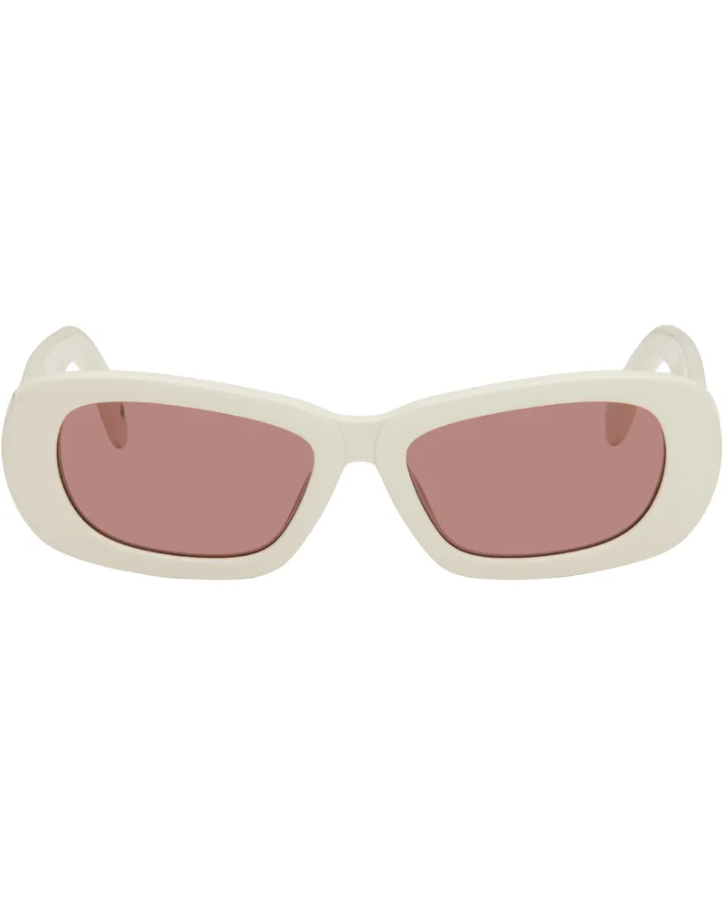 Palm Angels White Dana Sunglasses White