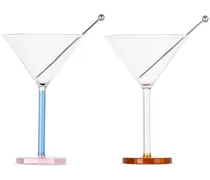 Multicolor Piano Cocktail Glass Set, 3.5 oz