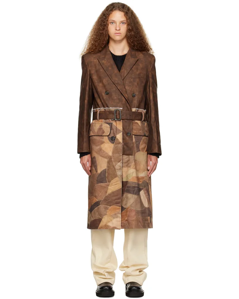 Andersson Bell Brown Hellem Trench Coat Brown