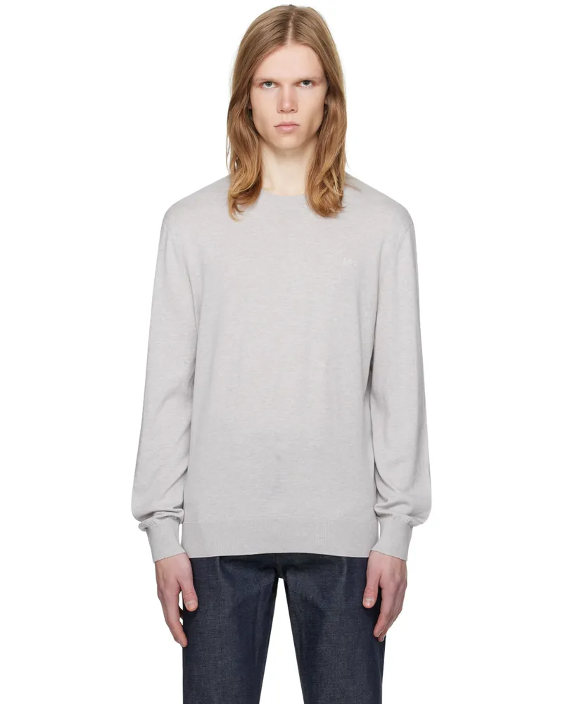 A.P.C. Gray Julio Sweater Plb