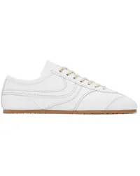 Dries van Noten White Leather Sneakers White