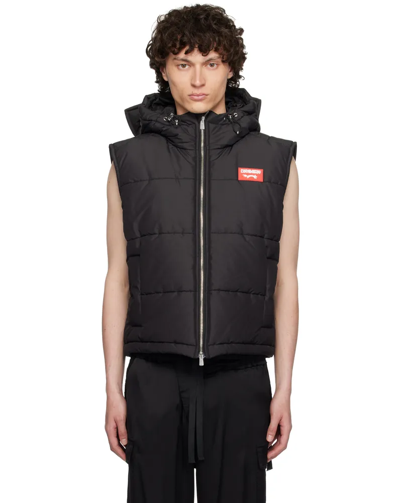 Charles Jeffrey Loverboy Black Kitty Vest Black