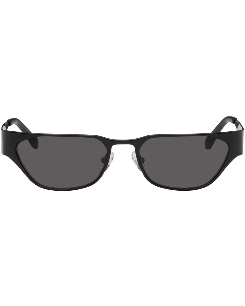 A BETTER FEELING Black Echino Sunglasses Steel