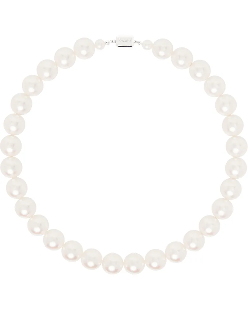Numbering White #9716 Necklace Silver