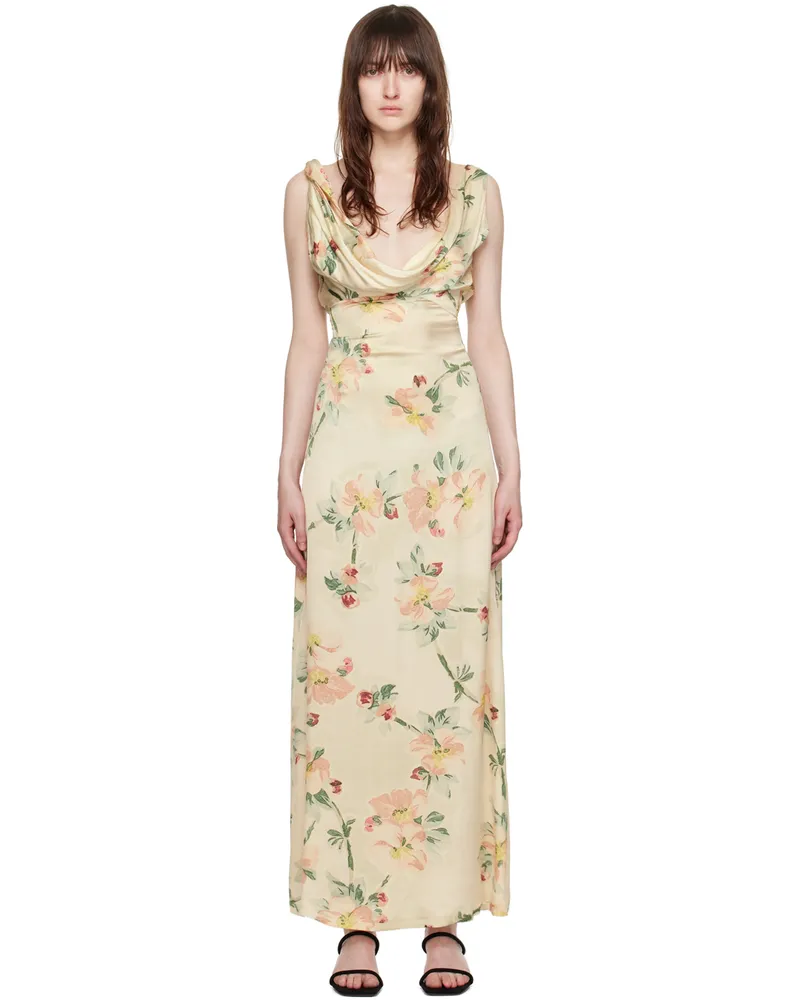 Totême Beige Twist Maxi Dress 201