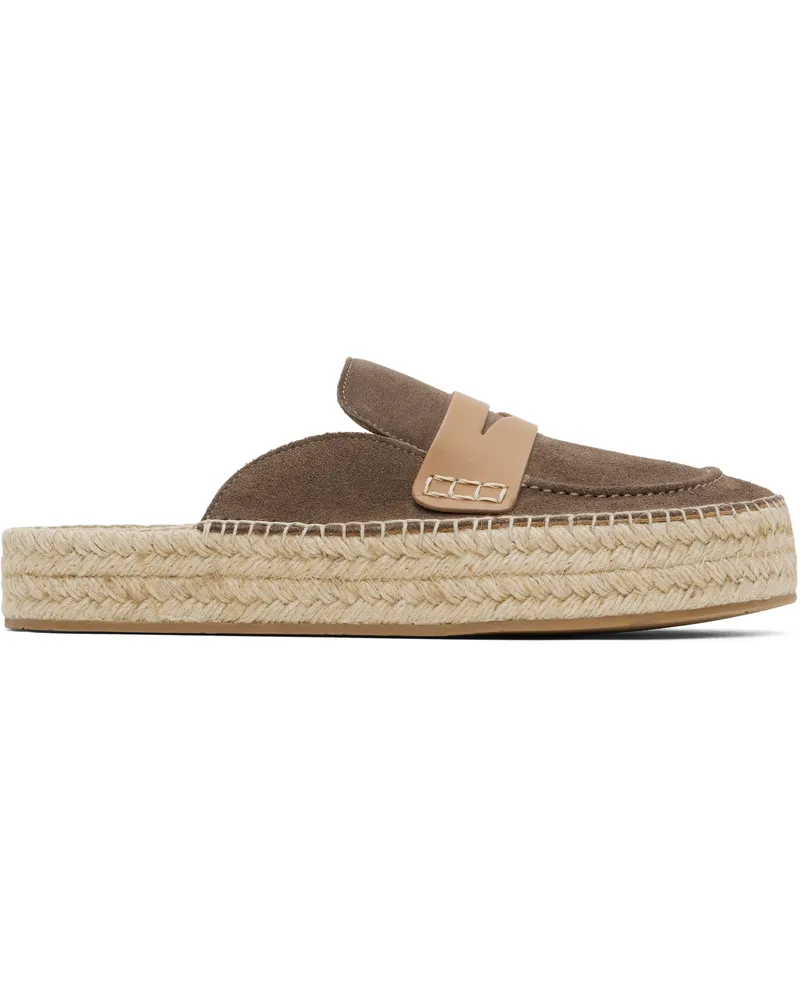 J.W.Anderson Taupe Espadrille Loafer Mules 190