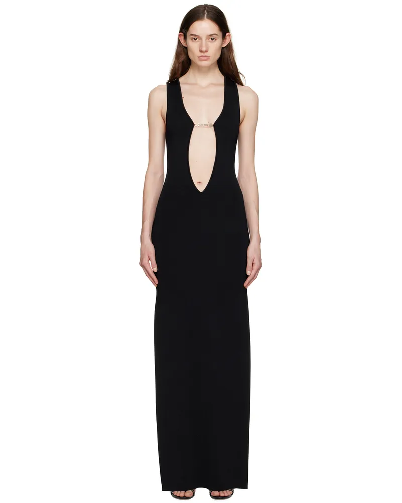 Aya Muse Black Bombu Maxi Dress Black