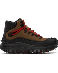 Moncler Brown & Black Trailgrip GTX Boots Pbrown