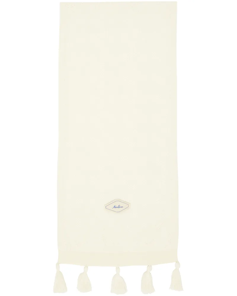 Adererror Off-White Fluic Scarf Ivory