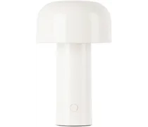 White Bellhop Portable Table Lamp