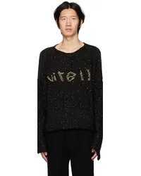 VITELLI SSENSE Exclusive Black Galaxy Sweater Black