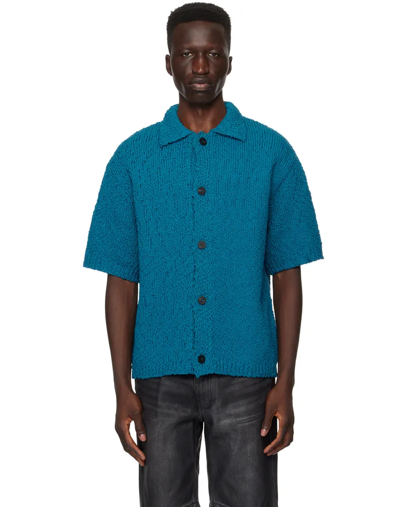 Wooyoungmi Blue Open Cardigan 523l