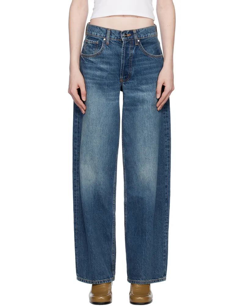 Anine Bing Blue Manon Jeans Washed