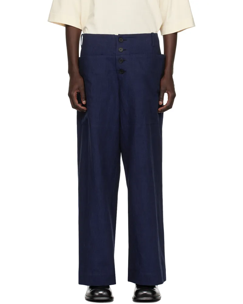 Toogood Blue 'The Sailor' Trousers Blue