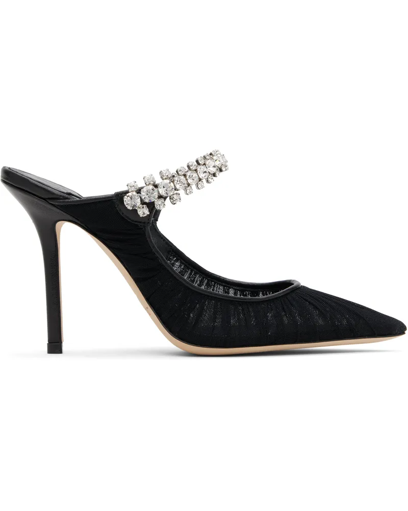 Jimmy Choo SSENSE Exclusive Black Bing 100 Mules Black