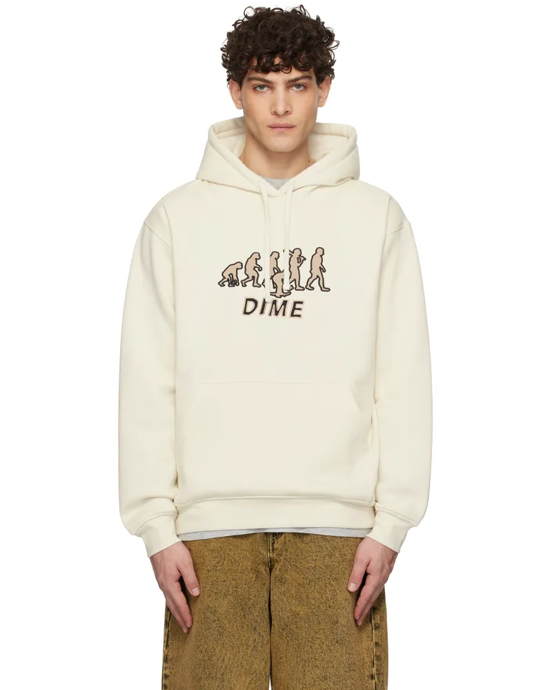Dime Off-White Evolution Hoodie Natural