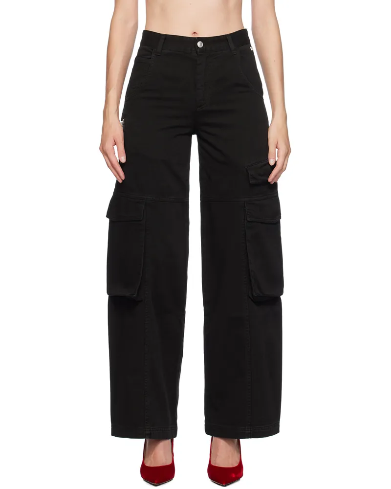 GCDS Black Ultracargo Cargo Pants 99